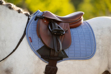 LeMieux Mini Suede Close Contact Square Powder Blue| Online For Equine