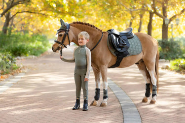 LeMieux Mini Suede Close Contact Square Rosemary| Online For Equine