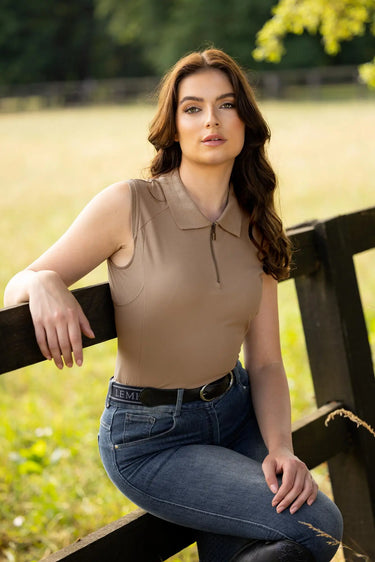 Buy LeMieux Mink Sleeveless Sport Polo| Online for Equine