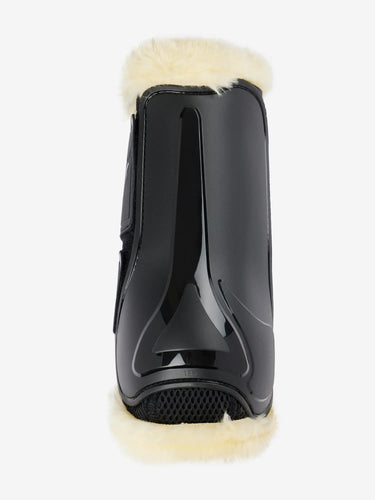 LeMieux Motionflex Dressage Boot with Fleece Edge Black/Natural| Online For Equine