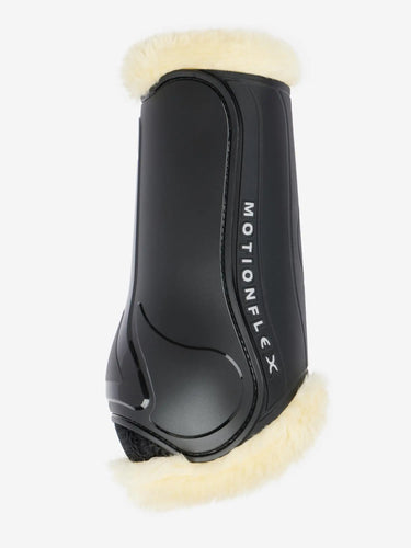 LeMieux Motionflex Dressage Boot with Fleece Edge Black/Natural| Online For Equine