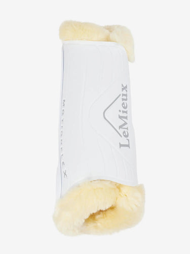 LeMieux Motionflex Dressage Boot with Fleece Edge White/Natural| Online For Equine