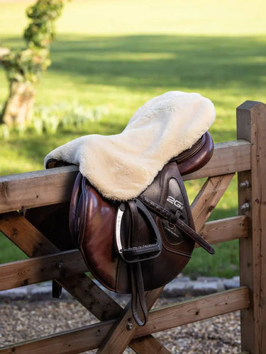 Buy LeMieux Natural Simuwool Seat Saver| Online for Equine