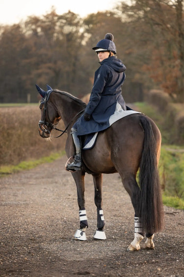 Buy the LeMieux Navy Amelie Waterproof Lightweight Riding Coat | Online for Equine