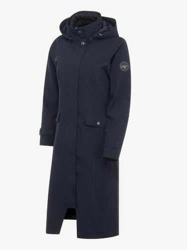 Buy the LeMieux Navy Amelie Waterproof Lightweight Riding Coat | Online for Equine