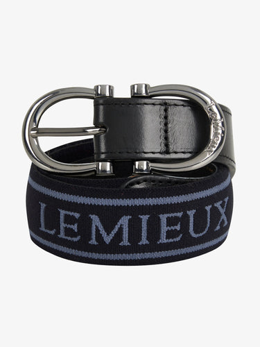 Buy LeMieux Navy Contrast Elasticated Belt| Online for Equine