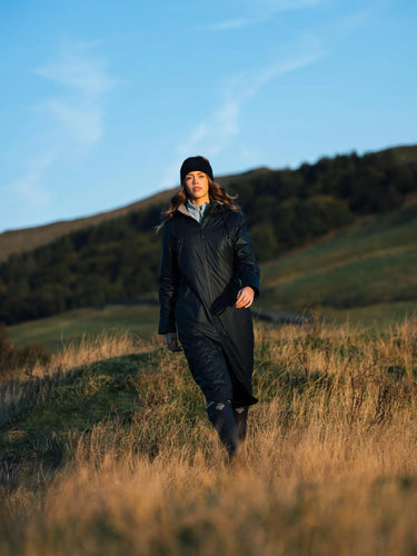 LeMieux Navy Ladies Waterproof All Elements Robe Coat| Online For Equine