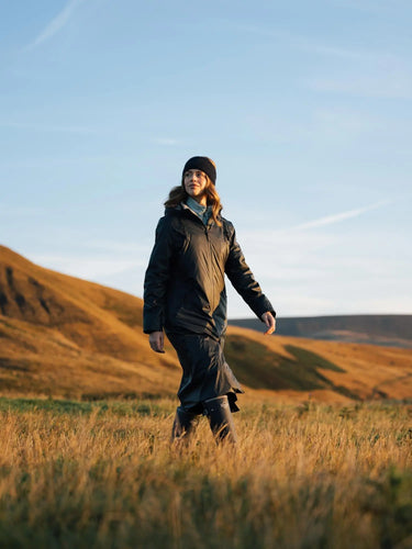 LeMieux Navy Ladies Waterproof All Elements Robe Coat| Online For Equine