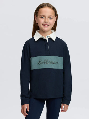 LeMieux Navy Mini Roman Rugby Shirt| Online For Equine
