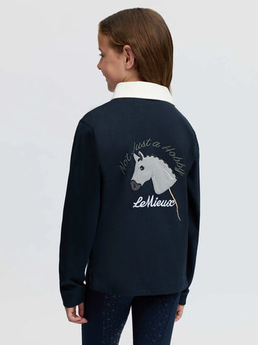 LeMieux Navy Mini Roman Rugby Shirt| Online For Equine