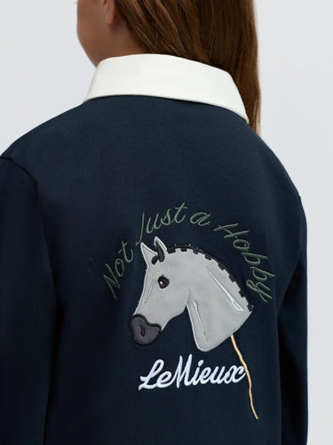 LeMieux Navy Mini Roman Rugby Shirt| Online For Equine