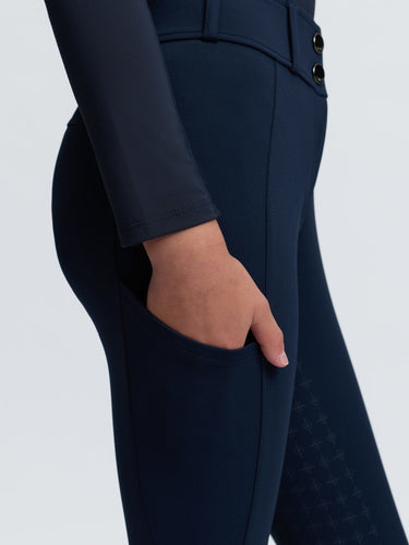 LeMieux Navy Young Rider Bex Half Seat Breeches Navy| Online For Equine