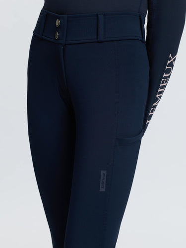 LeMieux Navy Young Rider Bex Half Seat Breeches Navy| Online For Equine