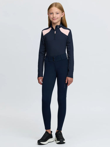 LeMieux Navy Young Rider Bex Half Seat Breeches Navy| Online For Equine