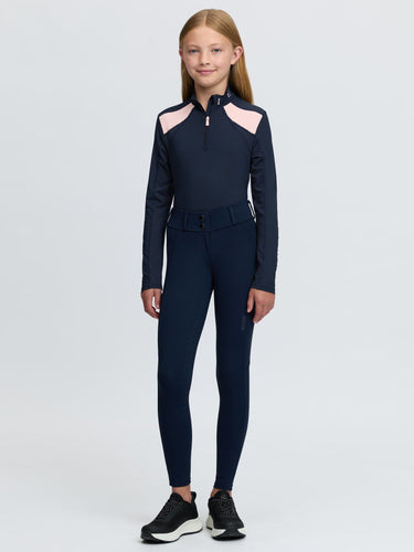 LeMieux Navy Young Rider Bex Half Seat Breeches Navy| Online For Equine