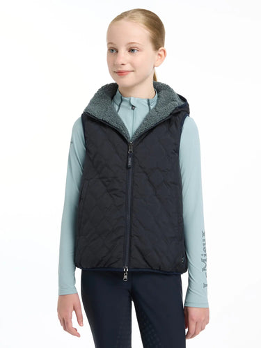 Buy LeMieux Navy Young Rider Eloise Reversible Winter Gilet| Online for Equine