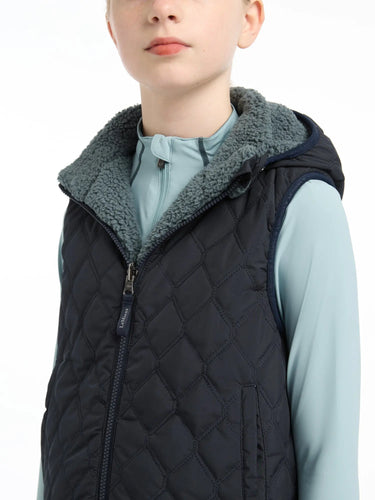 Buy LeMieux Navy Young Rider Eloise Reversible Winter Gilet| Online for Equine