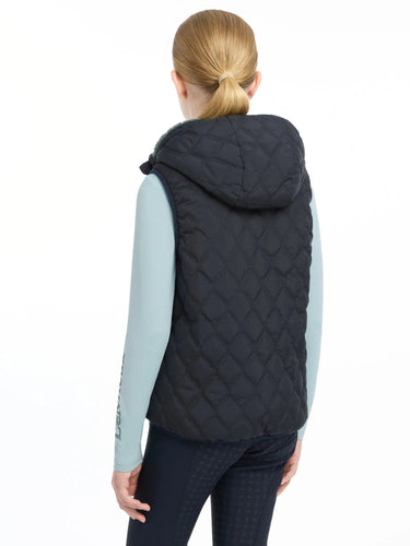 Buy LeMieux Navy Young Rider Eloise Reversible Winter Gilet| Online for Equine