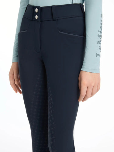 LeMieux Navy Young Rider Izzy Full Seat Breeches| Online For Equine
