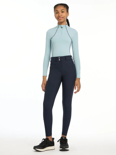 Buy LeMieux Navy Young Rider Izzy Knee Grip Breeches| Online for Equine