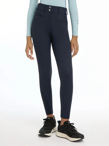 Buy LeMieux Navy Young Rider Izzy Knee Grip Breeches| Online for Equine