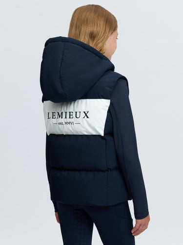 LeMieux Navy Young Rider Joey Hooded Gilet Navy| Online For Equine