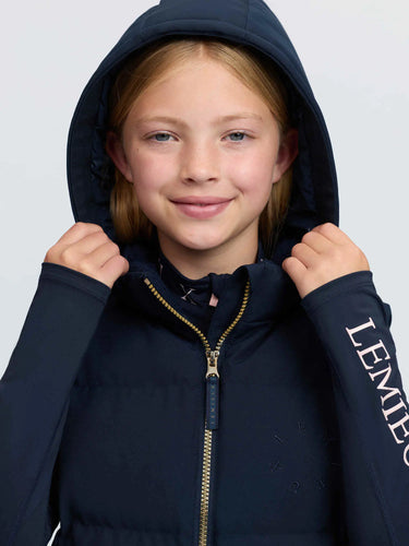 LeMieux Navy Young Rider Joey Hooded Gilet Navy| Online For Equine