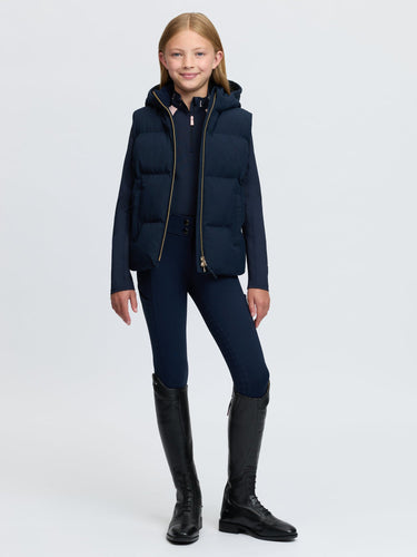 LeMieux Navy Young Rider Joey Hooded Gilet Navy| Online For Equine