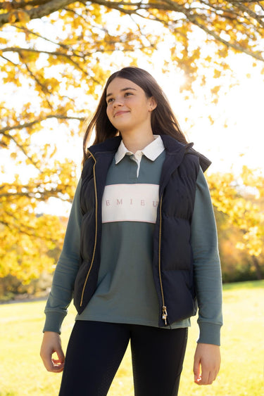 LeMieux Navy Young Rider Joey Hooded Gilet Navy| Online For Equine