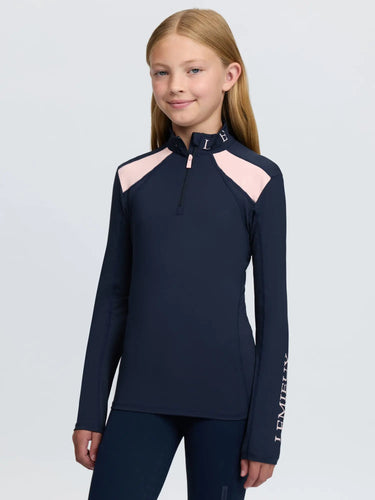 LeMieux Navy Young Rider Mia Mesh Base Layer Navy| Online For Equine
