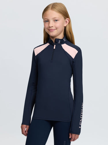 LeMieux Navy Young Rider Mia Mesh Base Layer Navy| Online For Equine