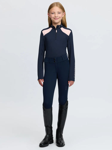 LeMieux Navy Young Rider Mia Mesh Base Layer Navy| Online For Equine