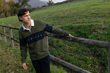 LeMieux Olive Mens Rugby Shirt| Online For Equine
