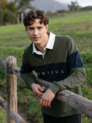 LeMieux Olive Mens Rugby Shirt| Online For Equine