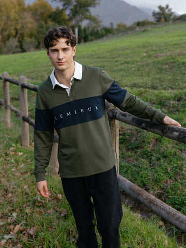 LeMieux Olive Mens Rugby Shirt| Online For Equine