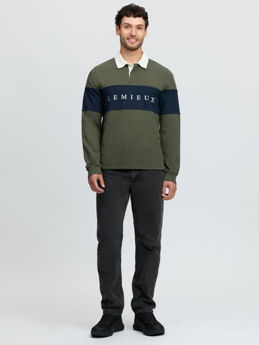 LeMieux Olive Mens Rugby Shirt| Online For Equine