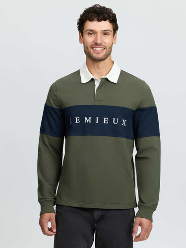 LeMieux Olive Mens Rugby Shirt| Online For Equine