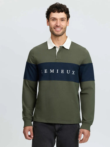LeMieux Olive Mens Rugby Shirt| Online For Equine