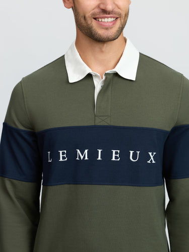 LeMieux Olive Mens Rugby Shirt| Online For Equine