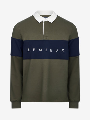 LeMieux Olive Mens Rugby Shirt| Online For Equine