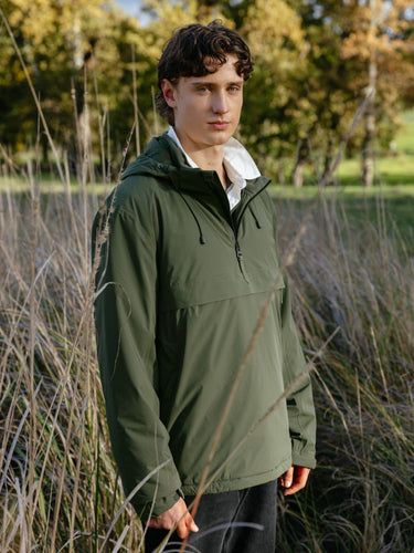 LeMieux Olive Mens Waterproof Anorak Olive| Online For Equine