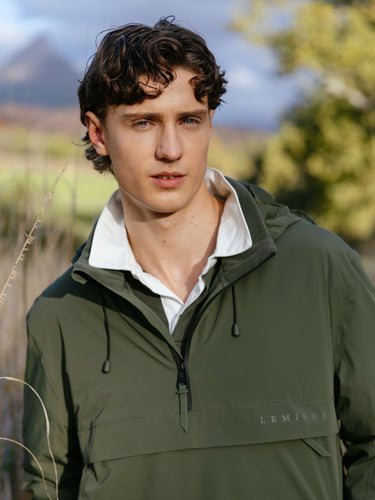 LeMieux Olive Mens Waterproof Anorak Olive| Online For Equine