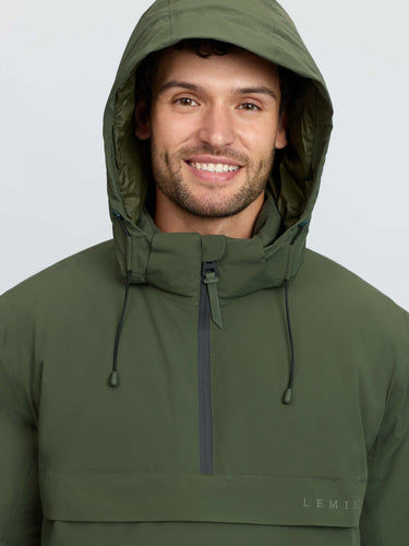 LeMieux Olive Mens Waterproof Anorak Olive| Online For Equine