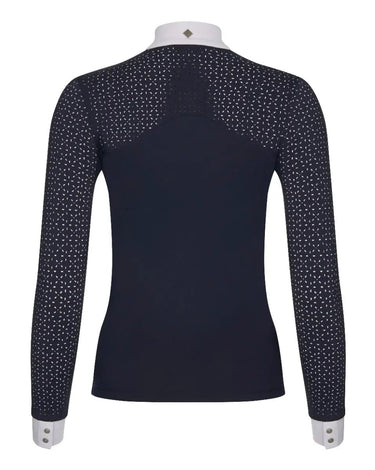 Buy LeMieux Olivia Navy Long Sleeved Show Shirt| Online for Equine