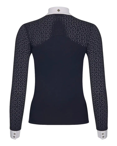 Buy LeMieux Olivia Navy Long Sleeved Show Shirt| Online for Equine