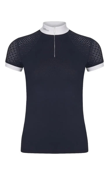 Buy LeMieux Olivia Navy Short Sleeved Show Shirt| Online for Equine