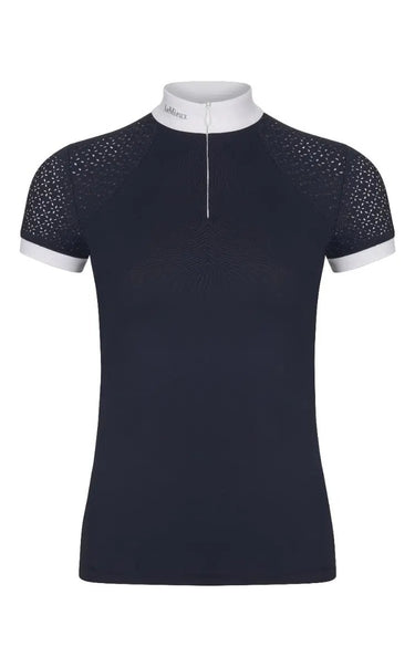 Buy LeMieux Olivia Navy Short Sleeved Show Shirt| Online for Equine