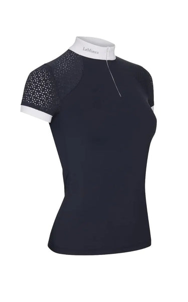 Buy LeMieux Olivia Navy Short Sleeved Show Shirt| Online for Equine