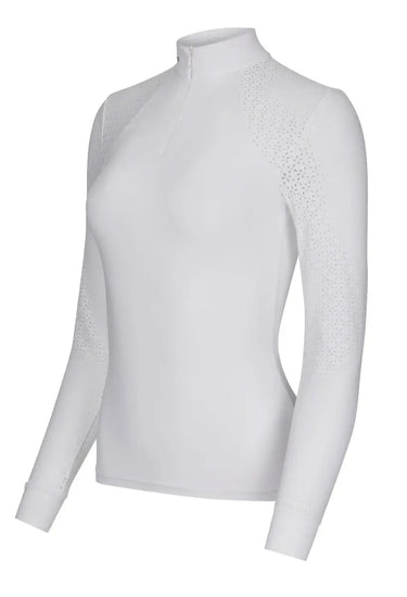 Buy LeMieux Olivia White Long Sleeved Show Shirt| Online for Equine