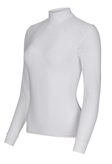 Buy LeMieux Olivia White Long Sleeved Show Shirt| Online for Equine